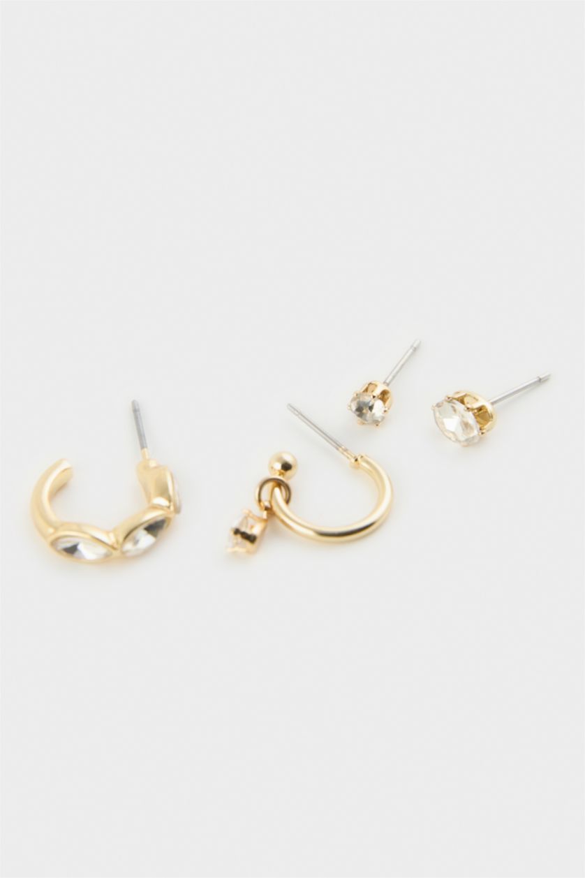 Kadın Altın Kadın 4'lü Küpe