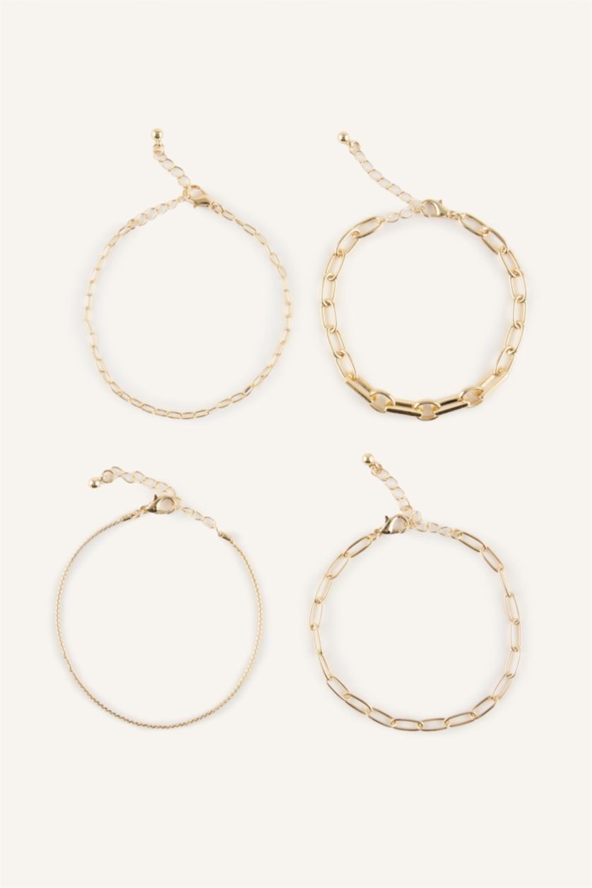WOMAN GOLD Woman 4 Piece Bracelet Set