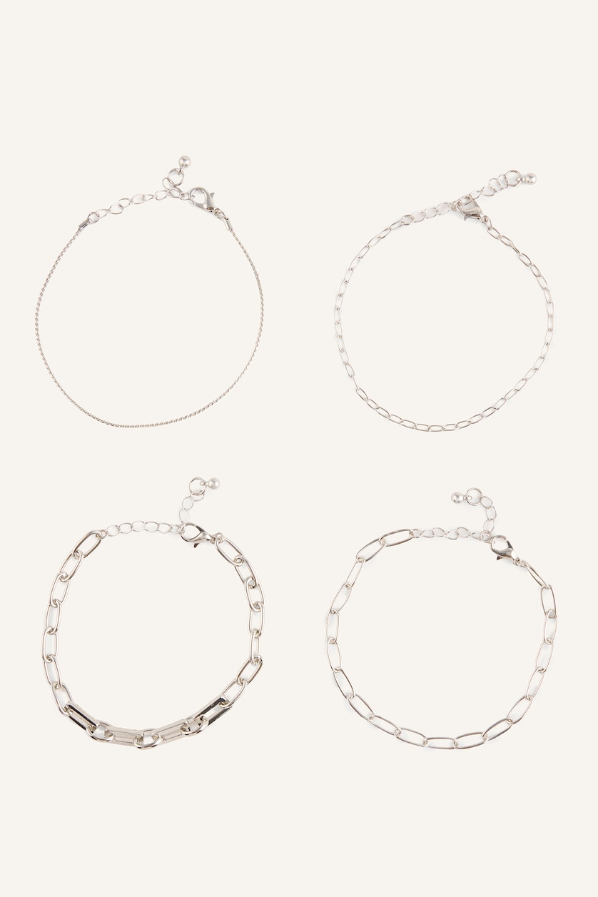 WOMAN Gümüş Woman 5 Piece Bracelet Set