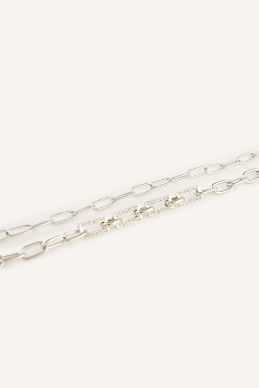Women Gümüş 5 Piece Bracelet