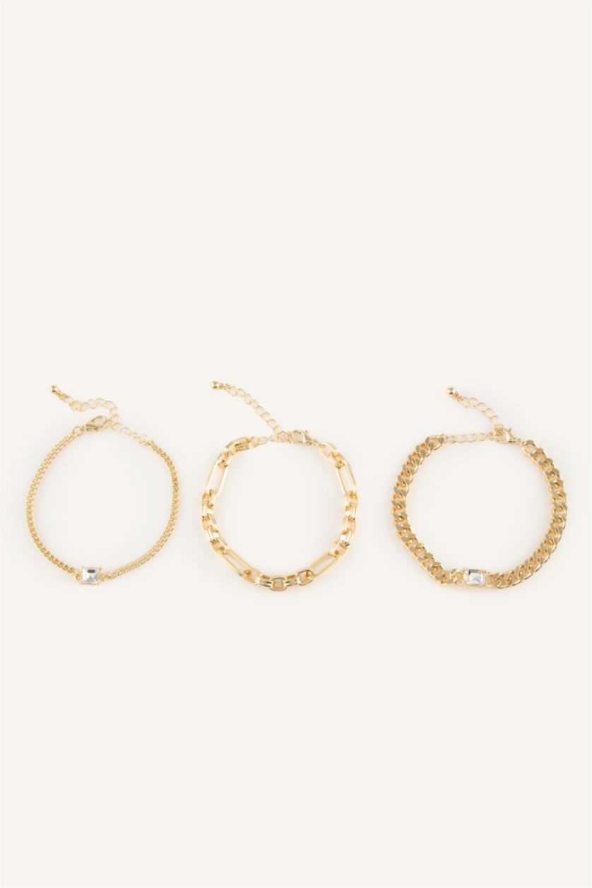 Kadın Altın Kadın 3'lü Bileklik