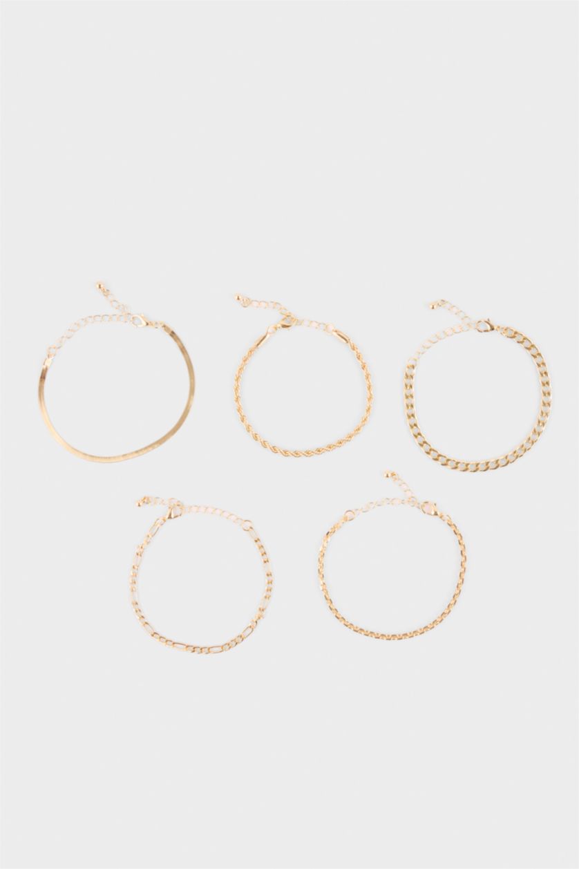 Kadın Altın Kadın 5'li Bileklik