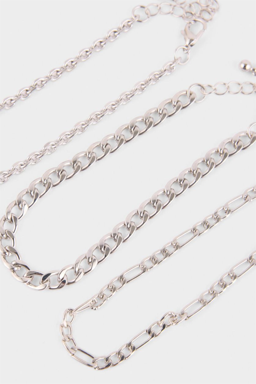 Kadın Gümüş Kadın 5'li Bileklik