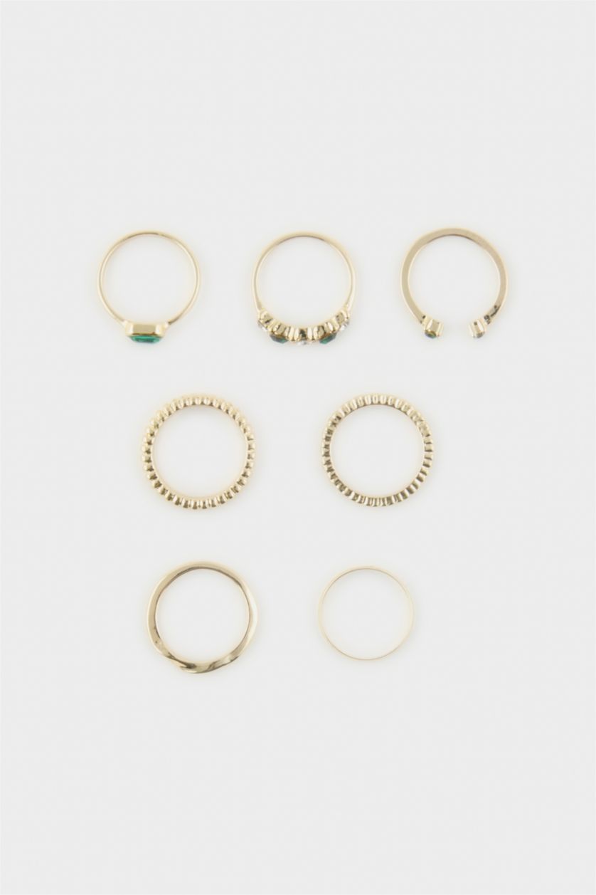 Kadın Altın Kadın 7'li Yüzük