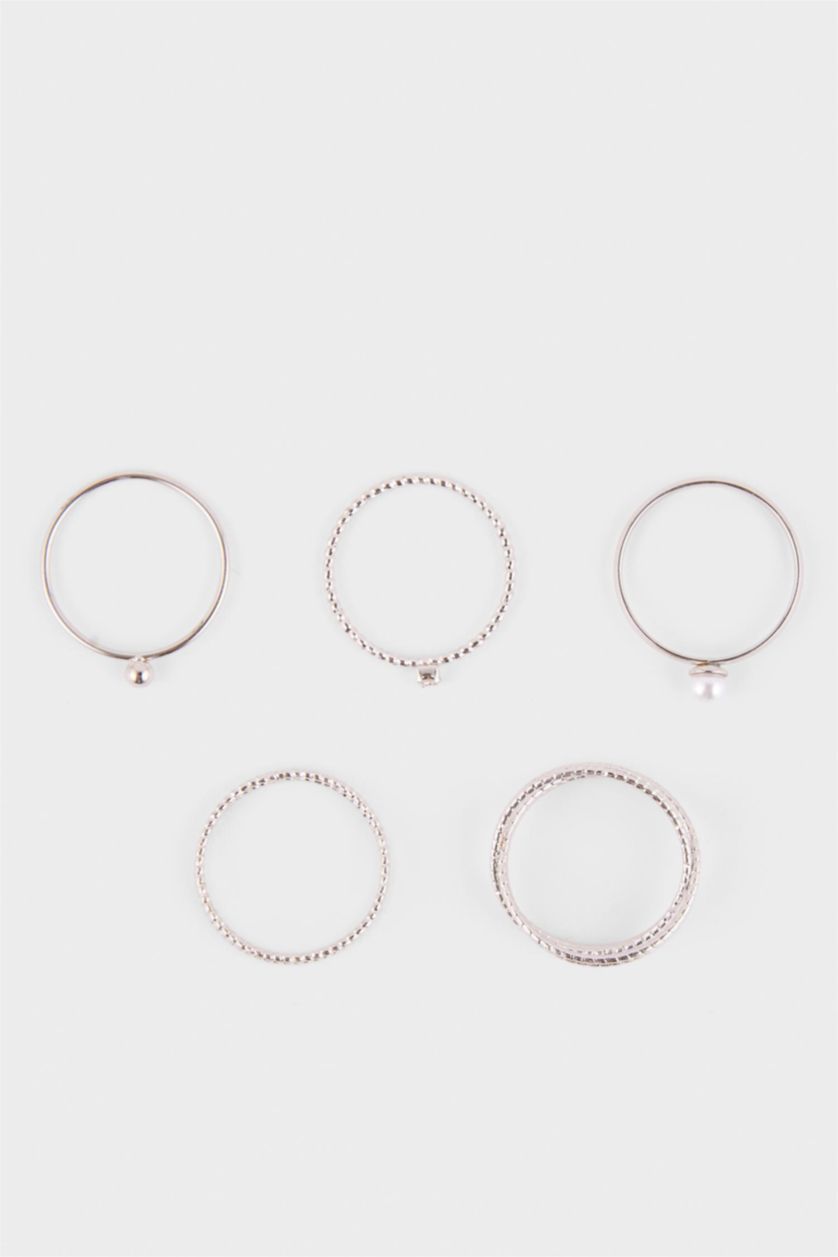 Kadın Gümüş Kadın 7'li Yüzük