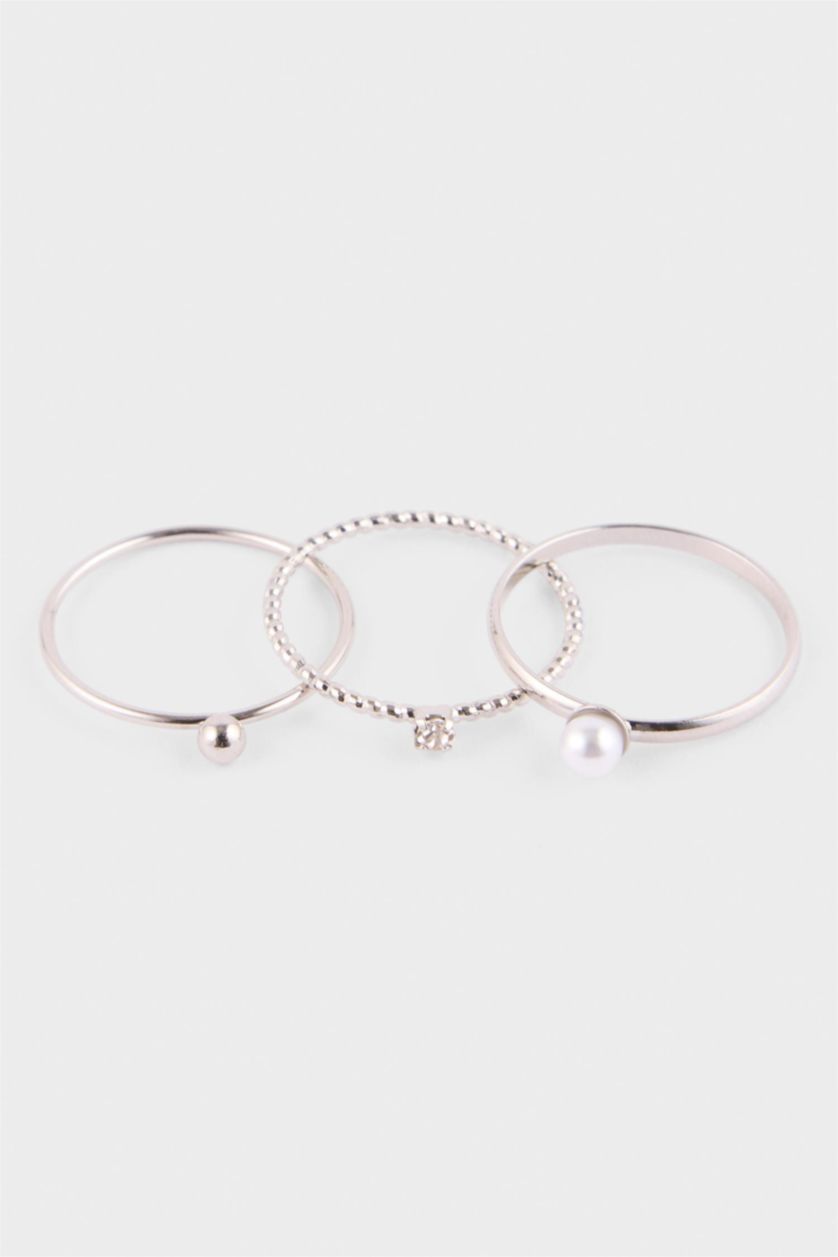 Kadın Gümüş Kadın 7'li Yüzük