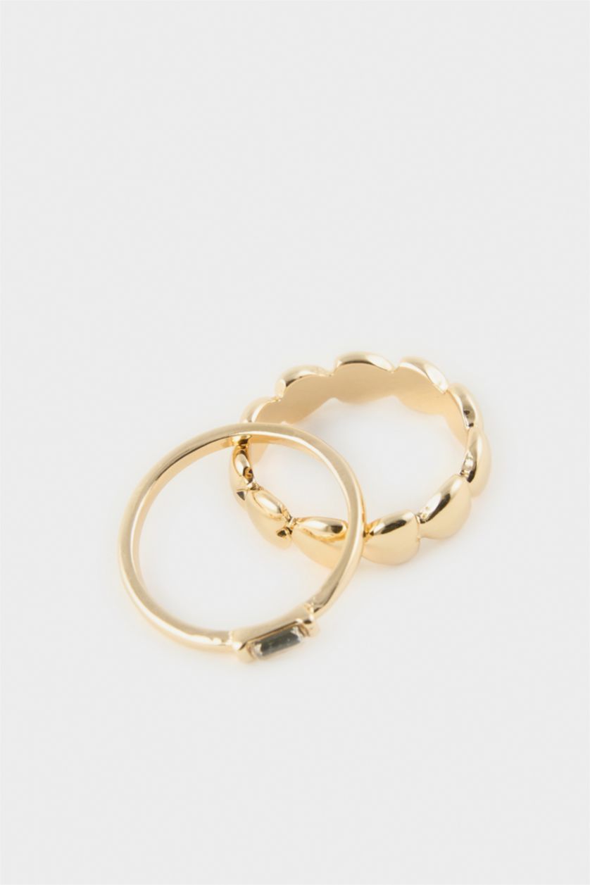 Kadın Altın Kadın 4'lü Yüzük