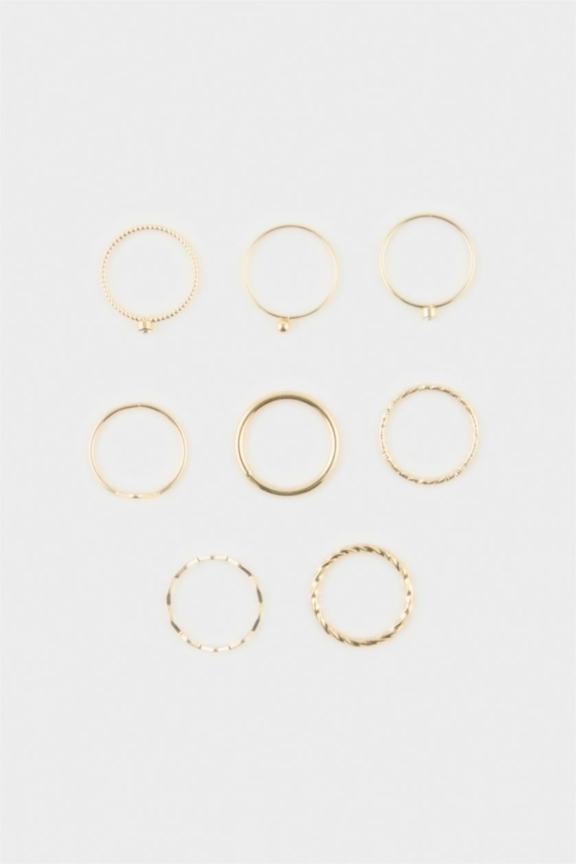 Kadın Altın Kadın 8'li Yüzük