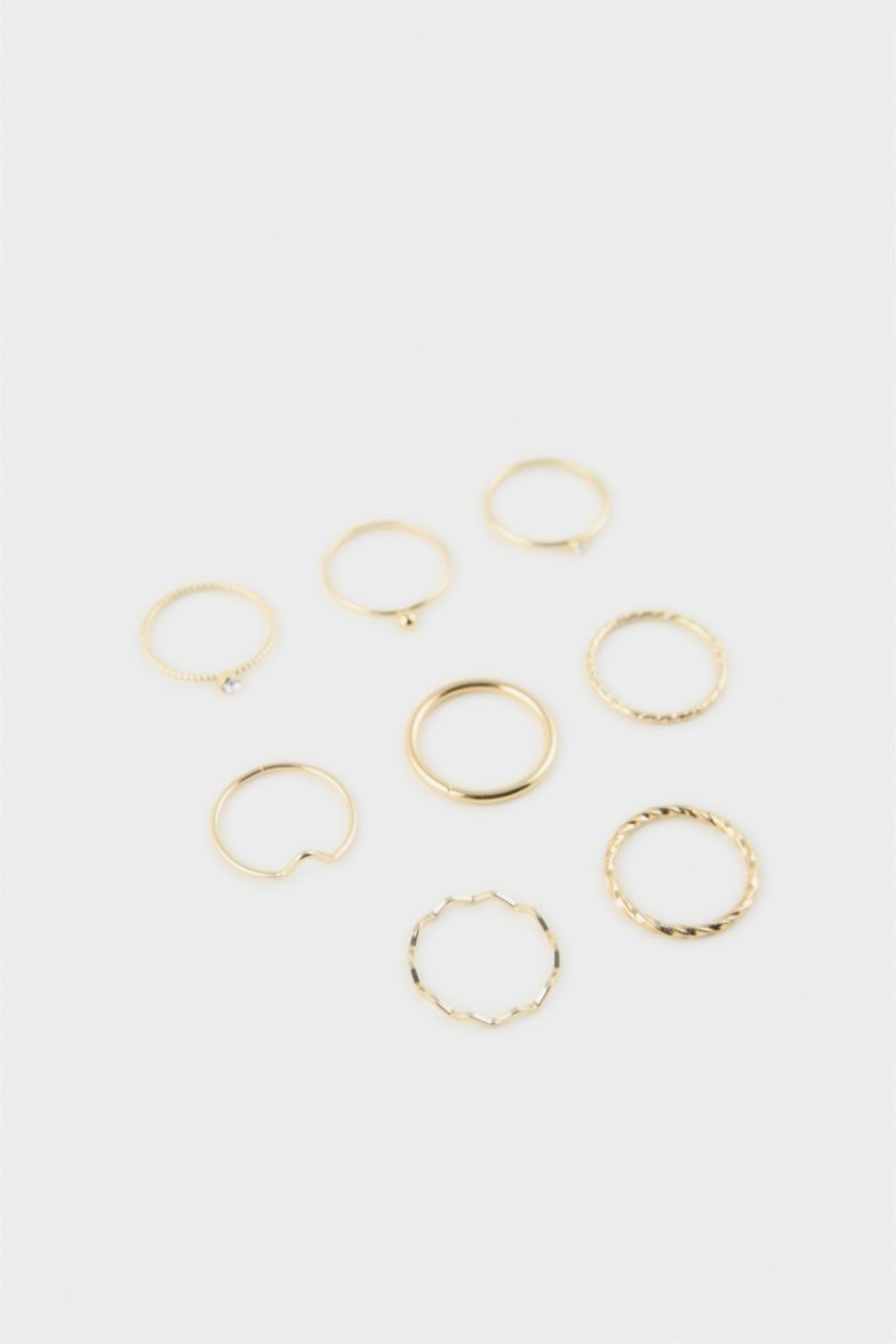 Kadın Altın Kadın 8'li Yüzük