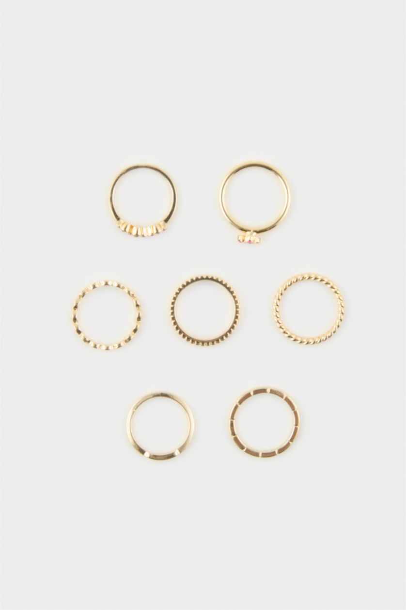 Kadın Altın Kadın 7'li Yüzük