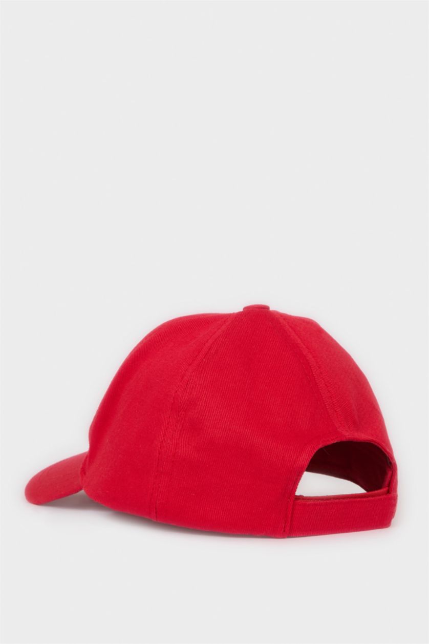 Young Girls - Teen Girls Red Girl Cotton Embroidered Hat