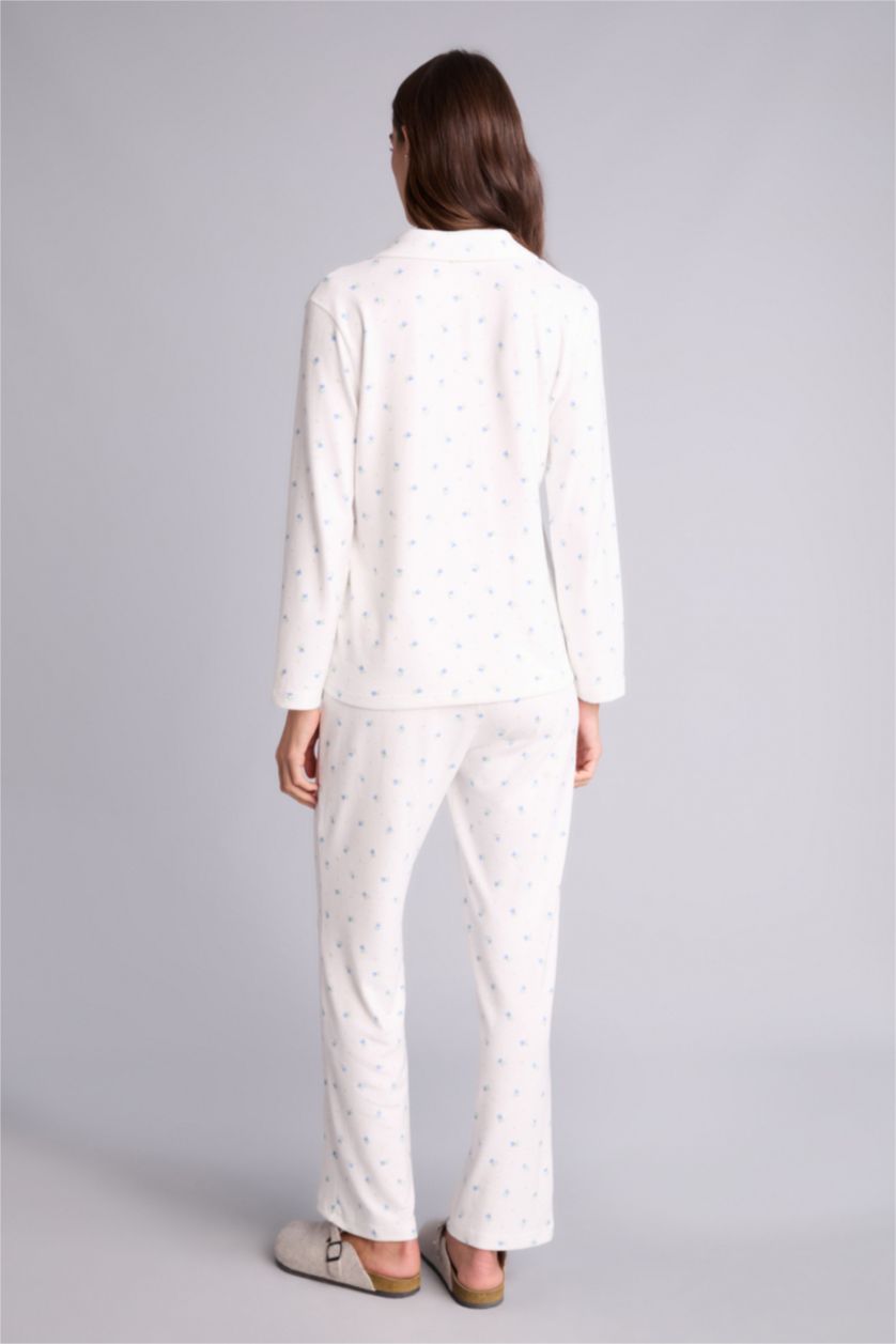 Kadın Ekru Regular Fıt Uzun Kollu 2'li Takım