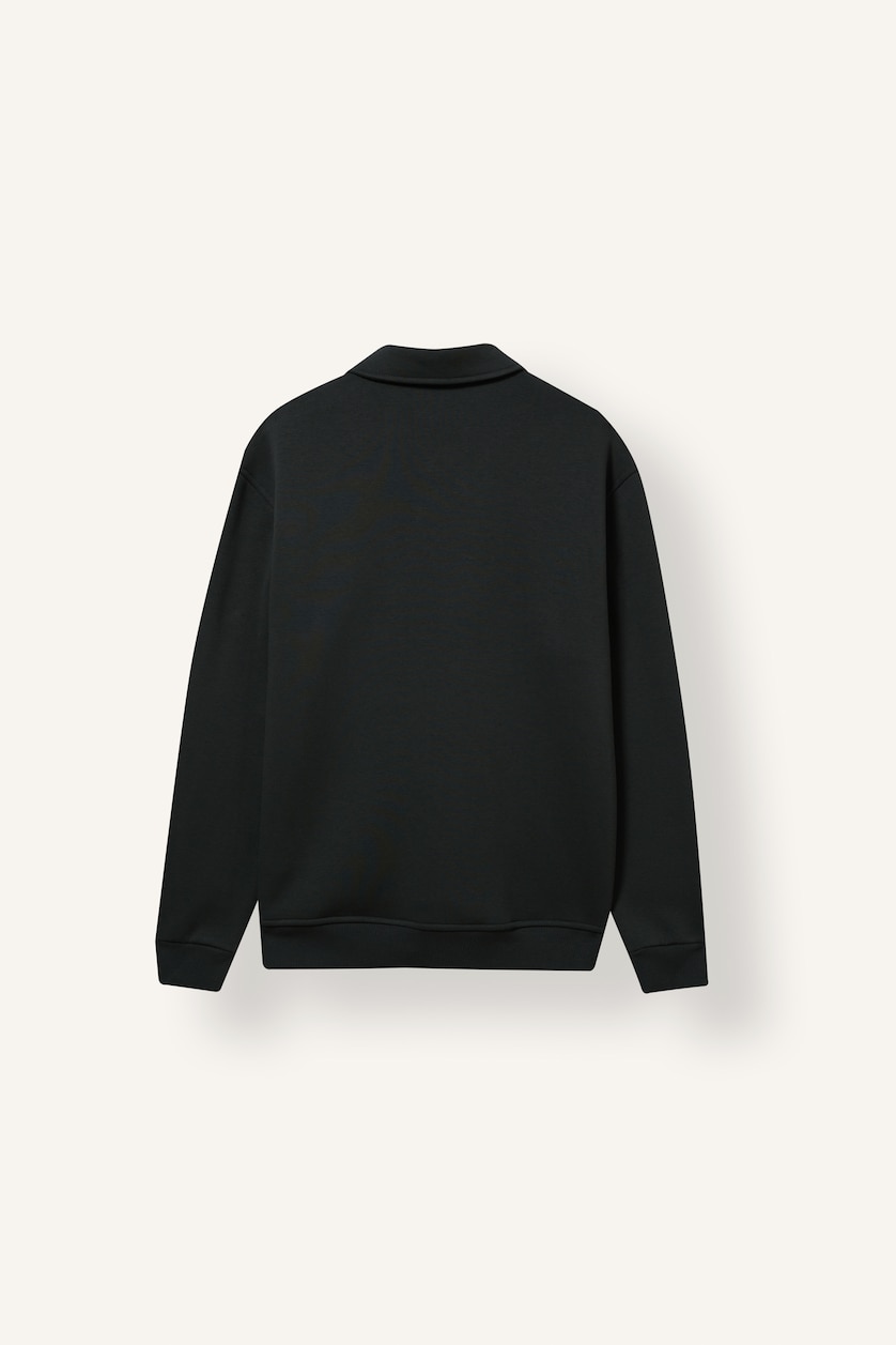 Men Anthracite Regular Fit Thick Sweatshirt Fabric Sweatshirt