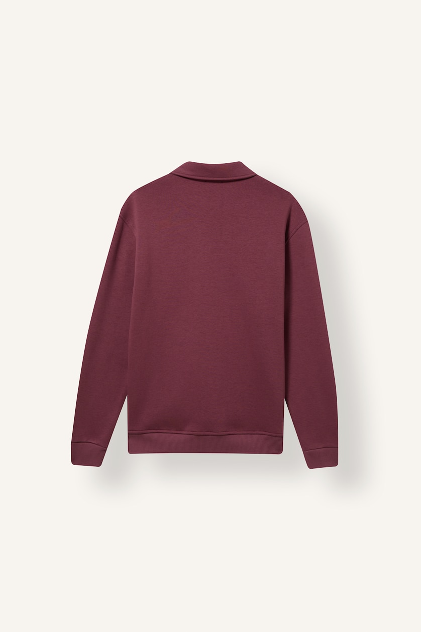 Men Light Bordeaux Regular Fit Thick Sweatshirt Fabric Sweatshirt