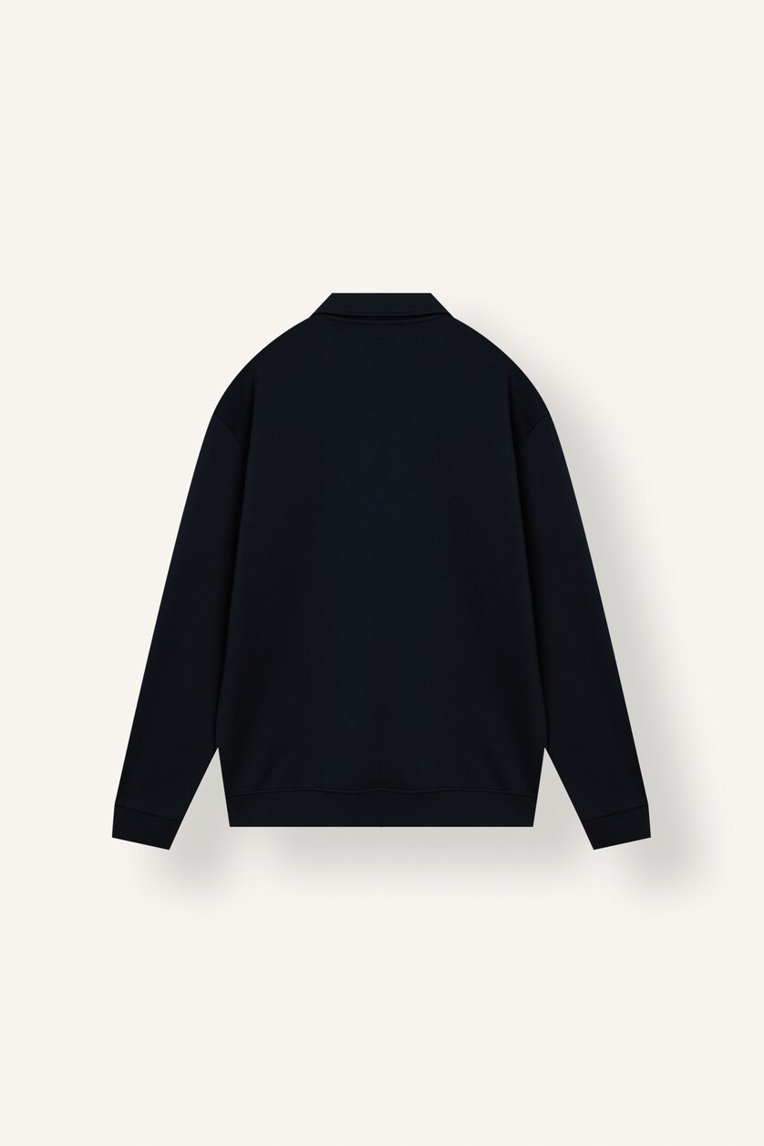 Men NAVY Cotton Regular Fit Heavyweight Sweatshirt