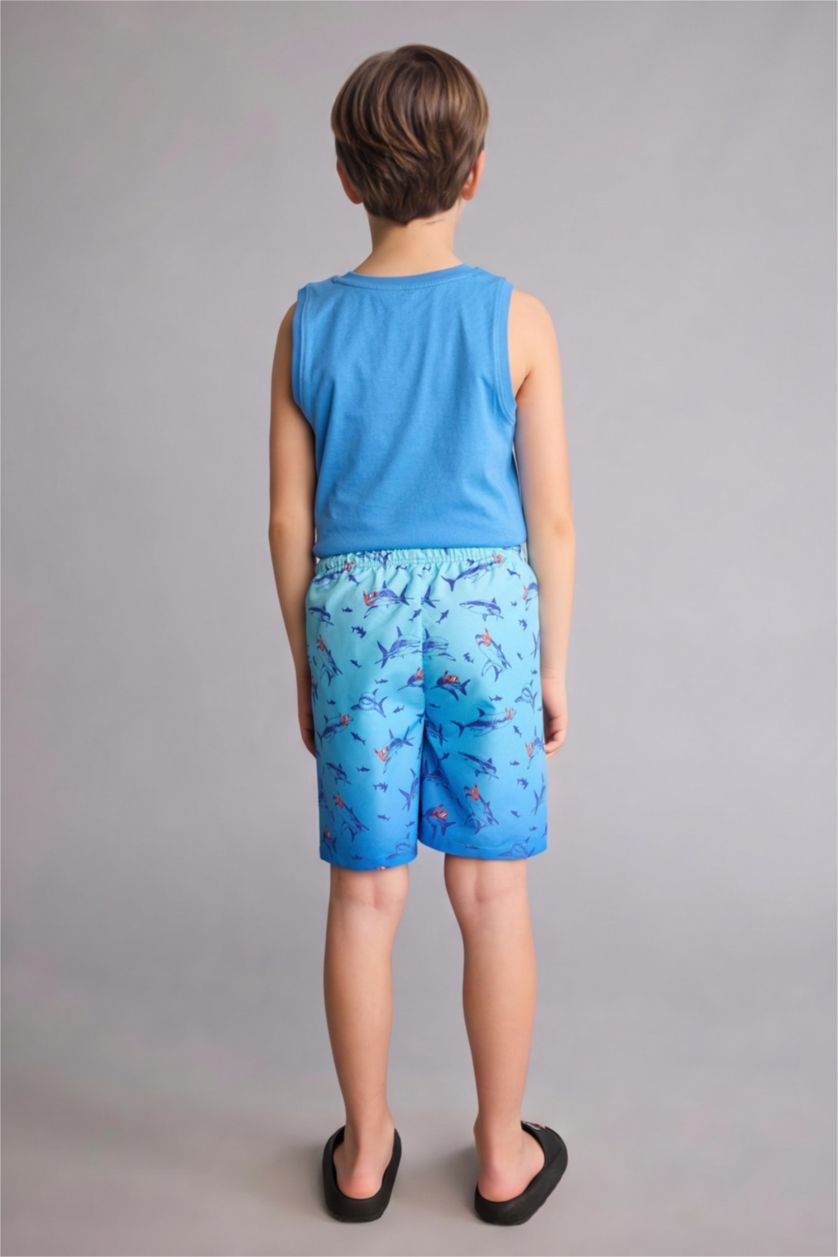 أولاد نعناع شورت بحر ولادي مطبوع