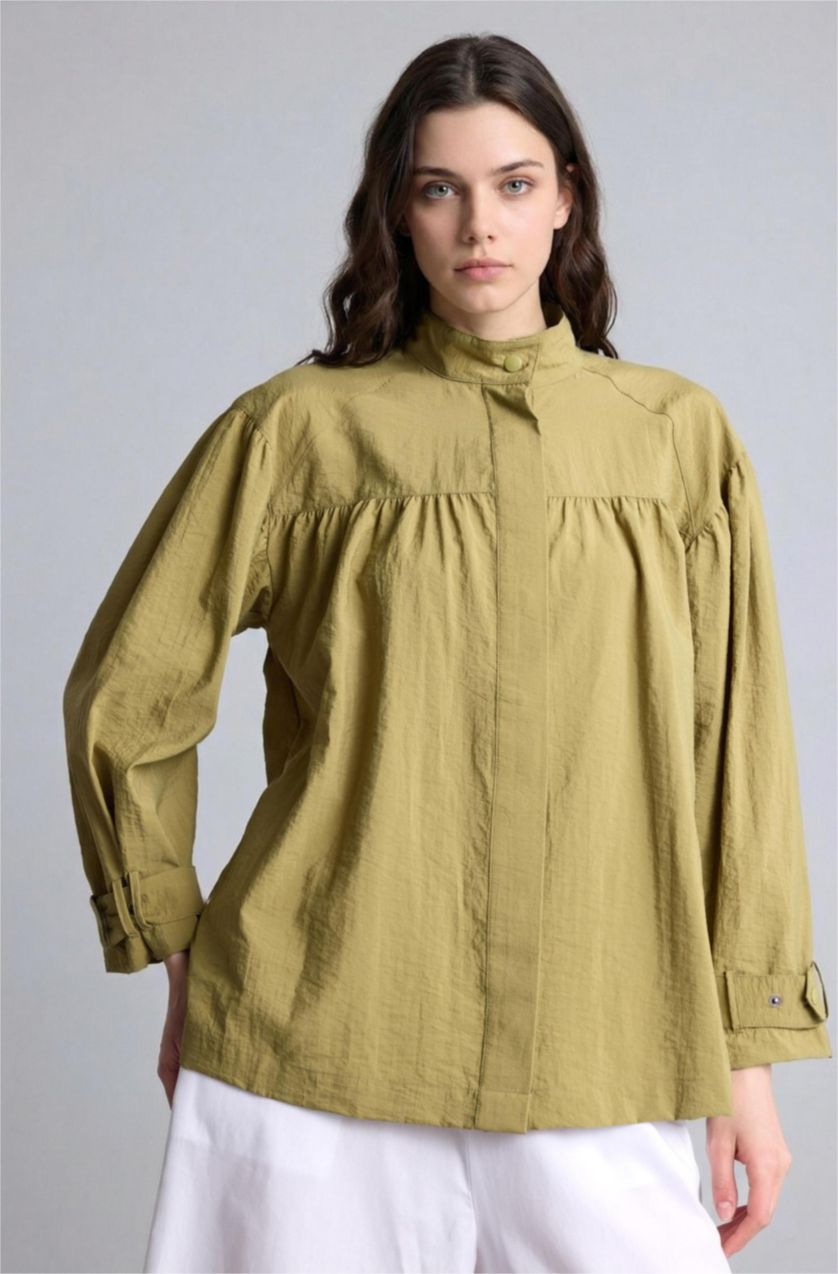 Woman Teak Regular Fit Blazer