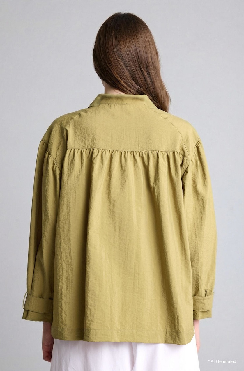 FEMME Marron Veste parachute Coupe régulière