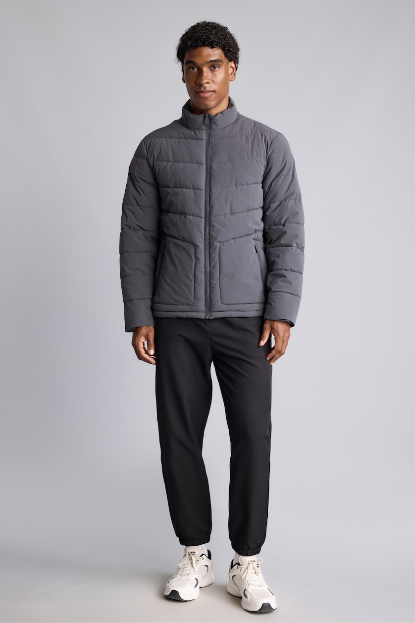 Men Anthracite Puffer Jacket