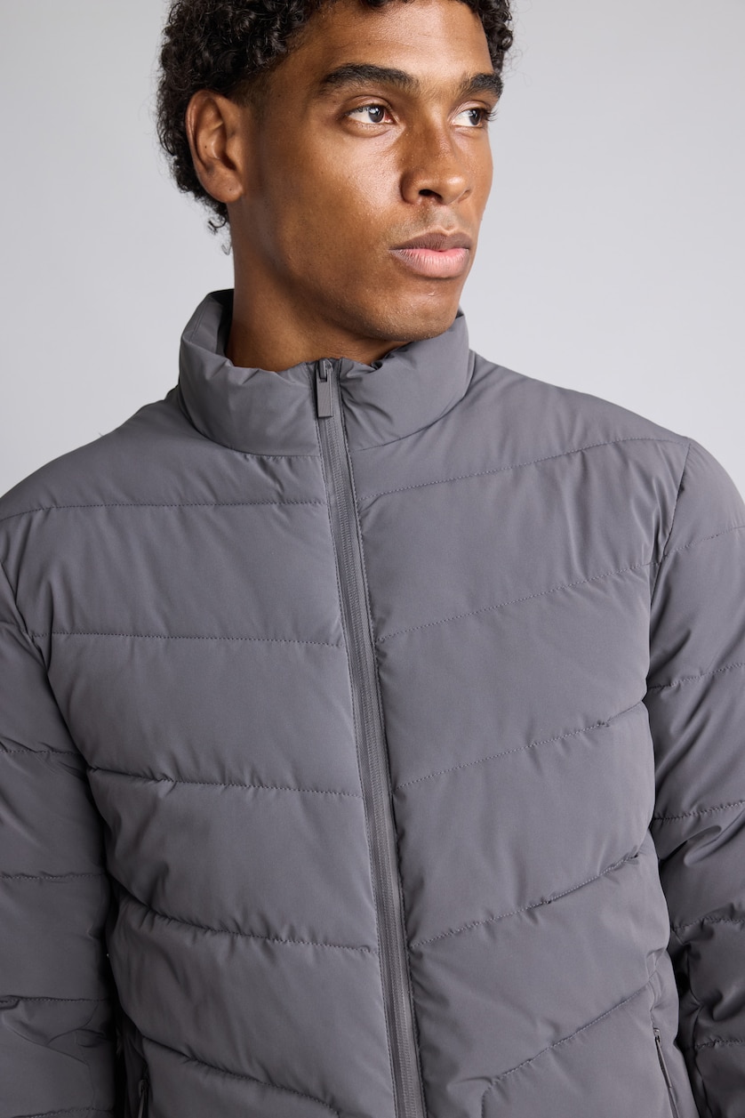 Men Anthracite Puffer Jacket