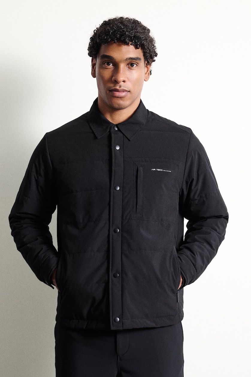 MAN Black Puffer Jacket