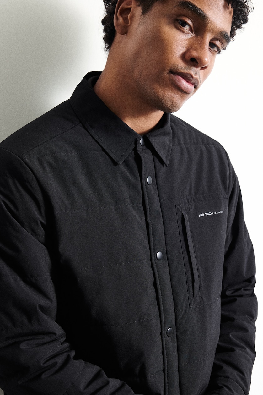 MAN Black Puffer Jacket