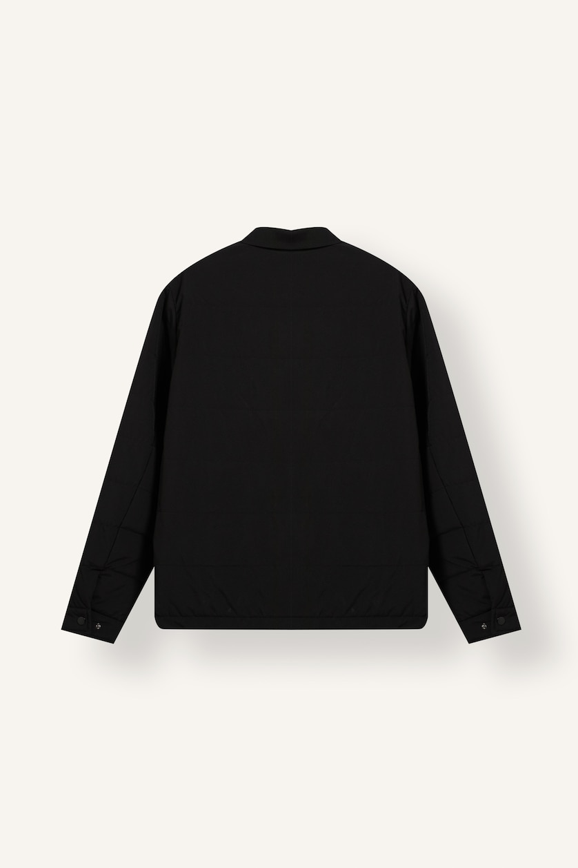 Erkek Siyah Su Geçirmez Slim Fit  Mont