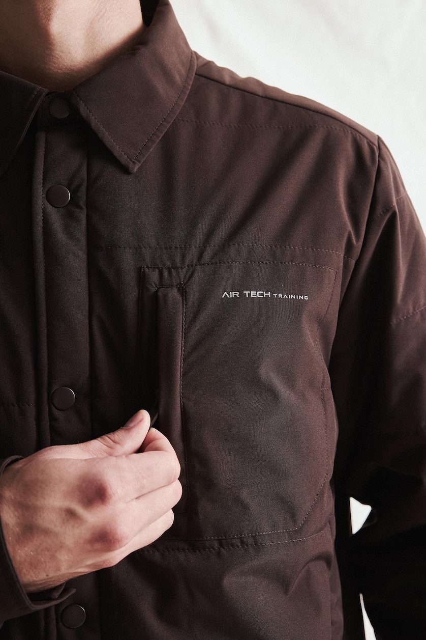 Men Brown Slim Fit Waterproof Jacket