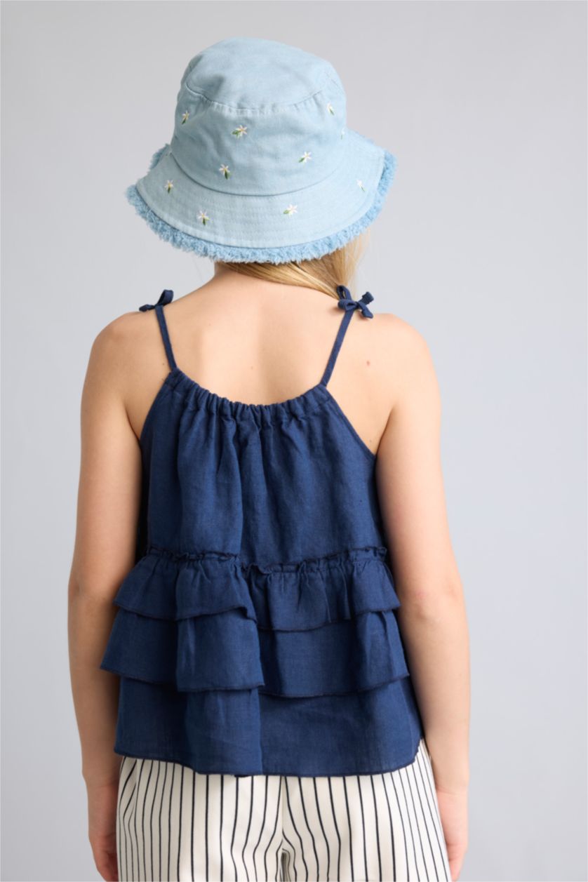 Young Girls - Teen Girls NAVY Regular Fit Short Sleeve Shirt