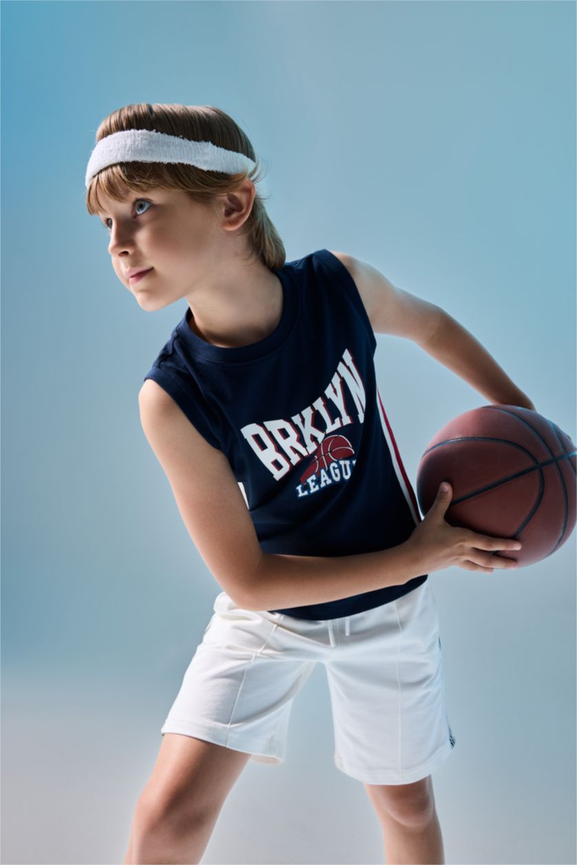 أولاد كحلي Boy Regular Fit Printed Tank Top