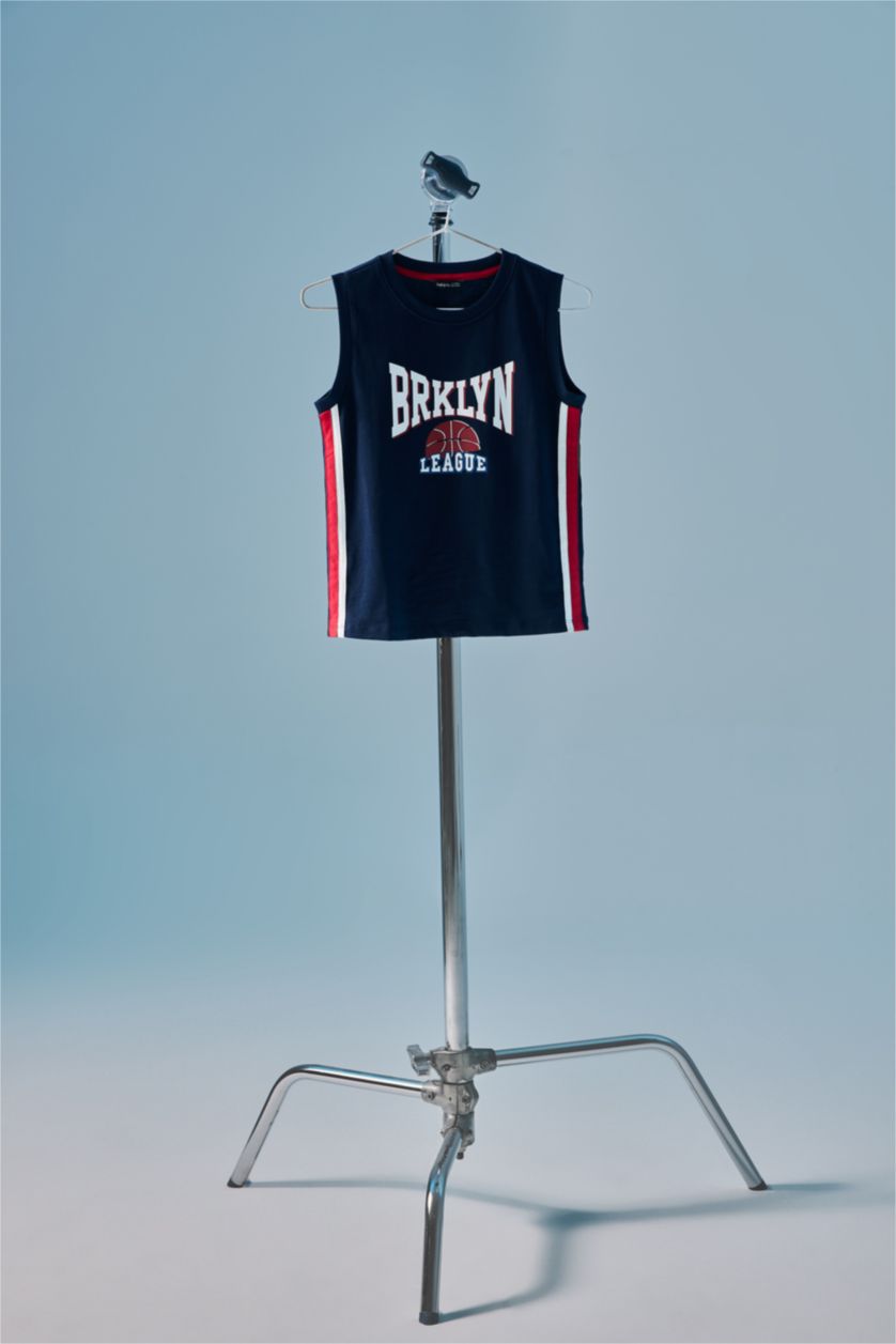 أولاد كحلي Boy Regular Fit Printed Tank Top