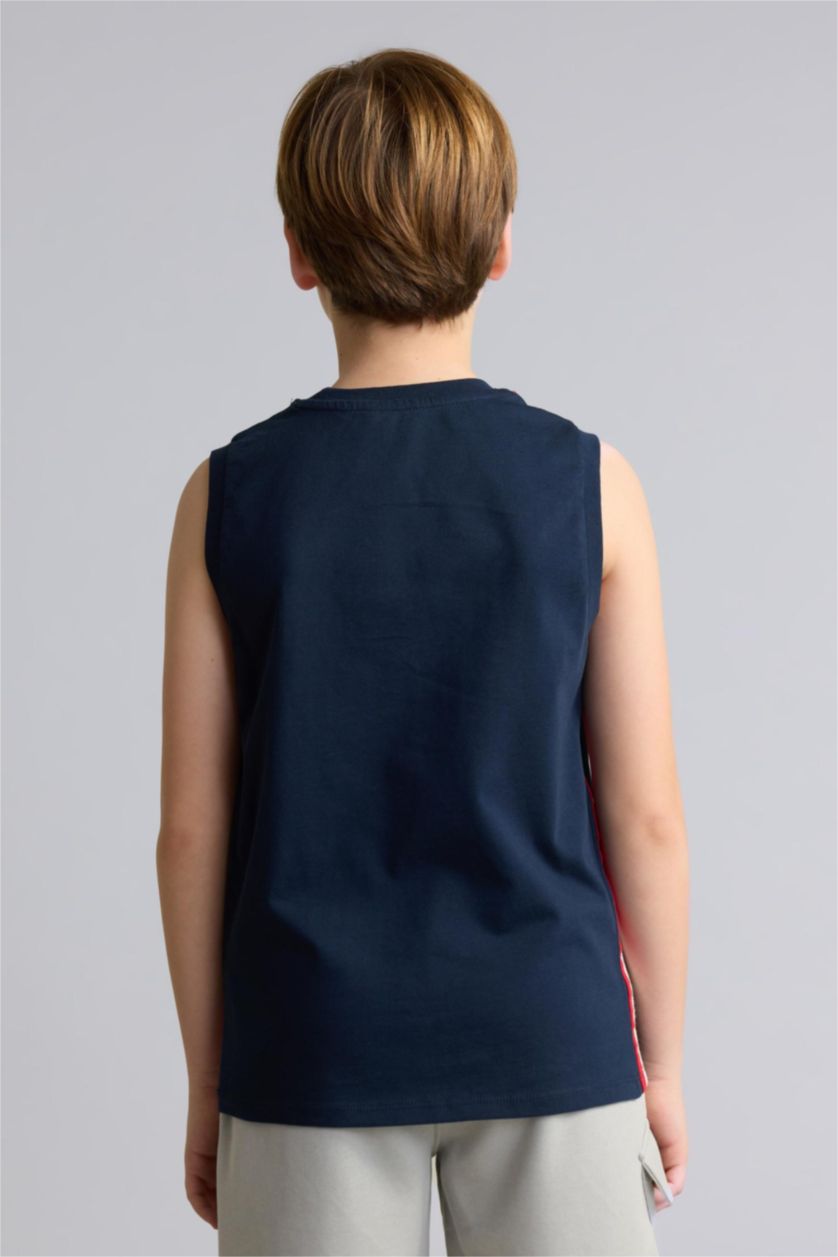أولاد كحلي Boy Regular Fit Printed Tank Top