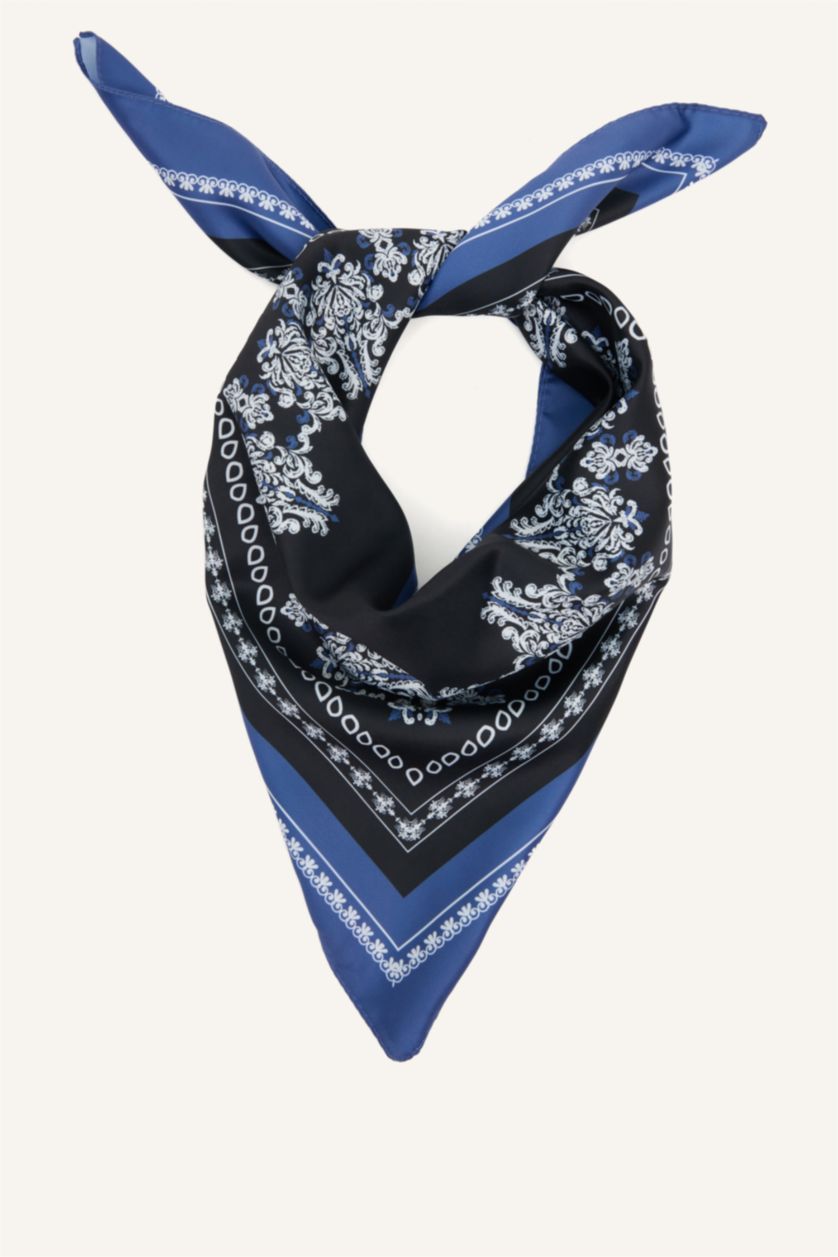 Man NAVY Man Printed Shawl