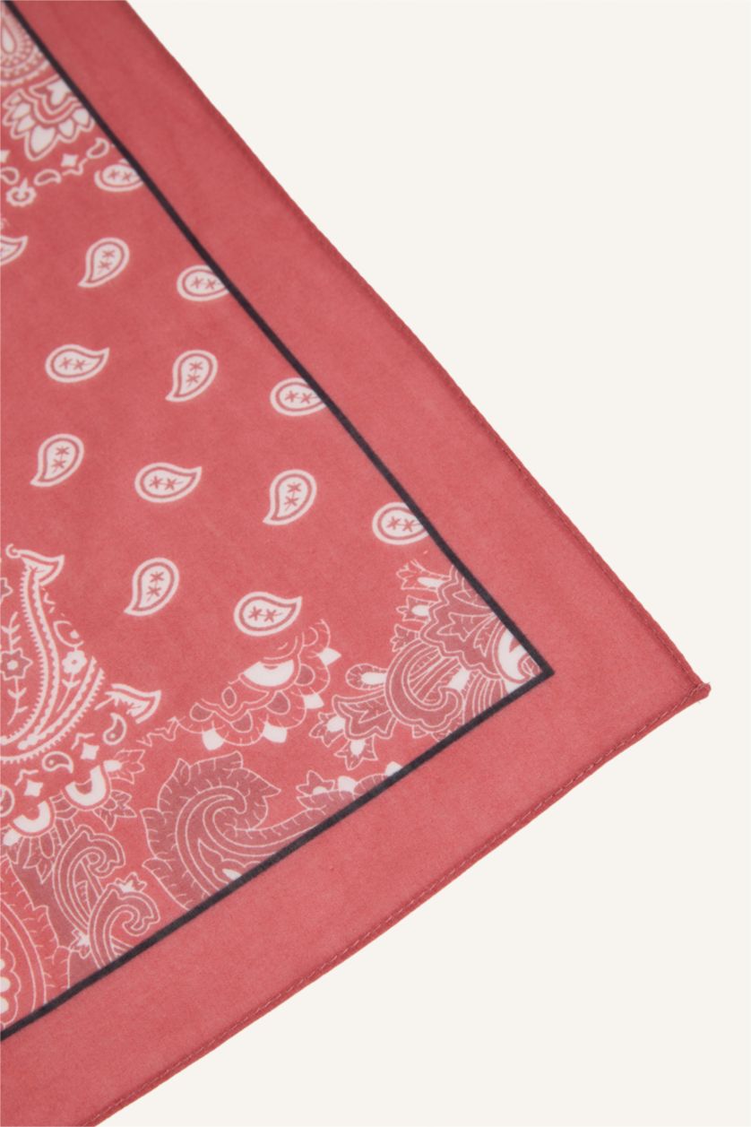 Man Dark Rose Man Printed Shawl