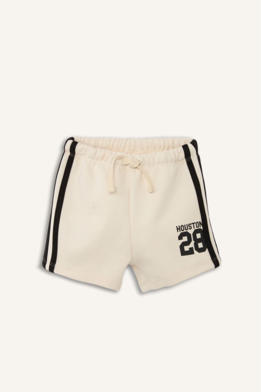 Erkek Bebek Açık Taş Baskılı 2'li Takım Erkek Bebek