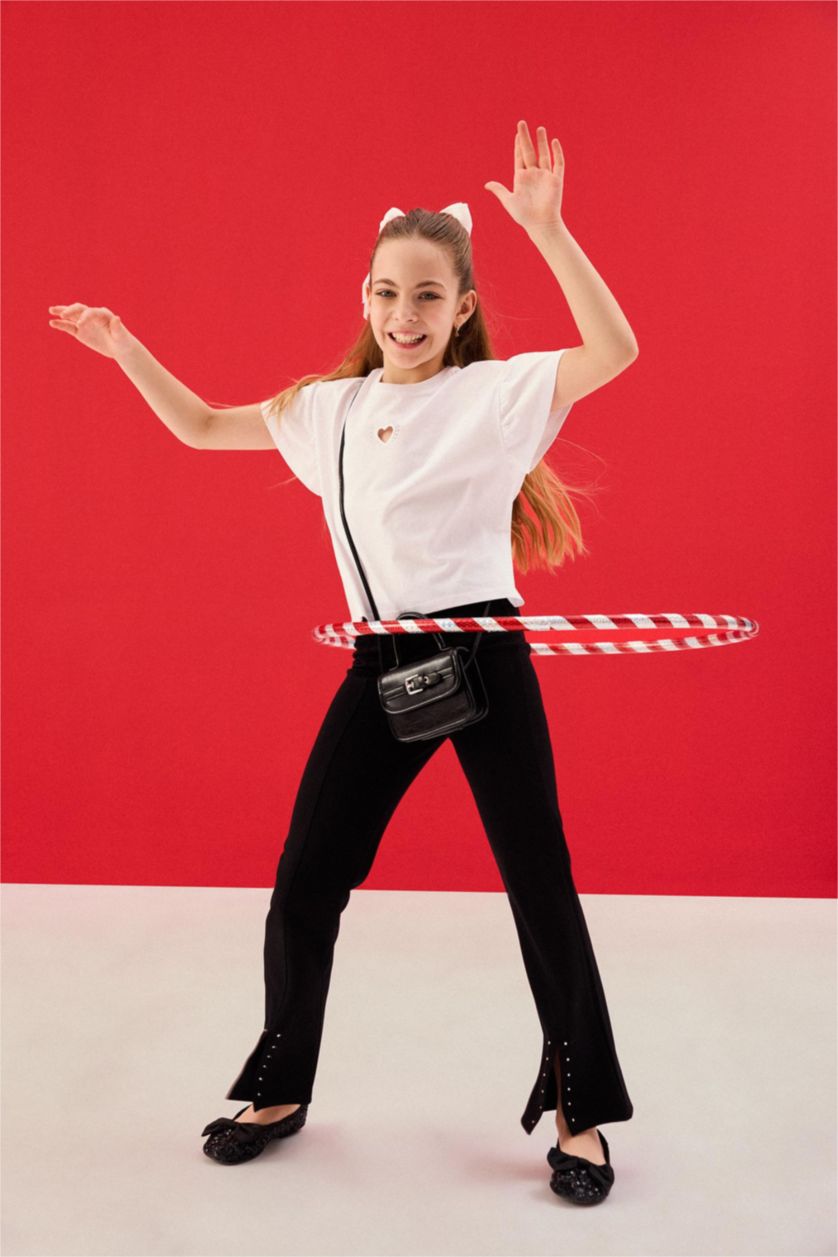 بنات أسود ستريج بناتي برجل واسع