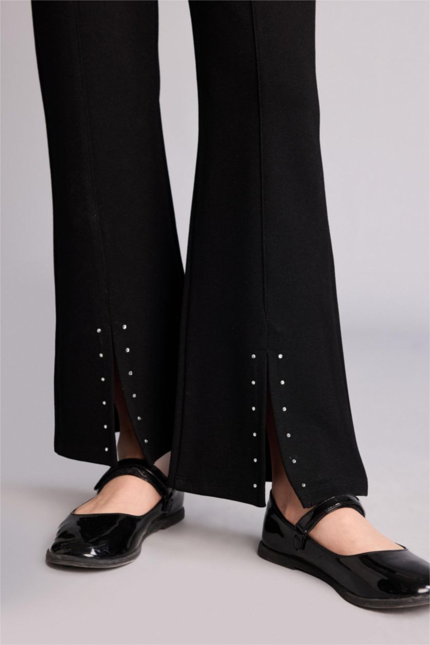 بنات أسود ستريج بناتي برجل واسع