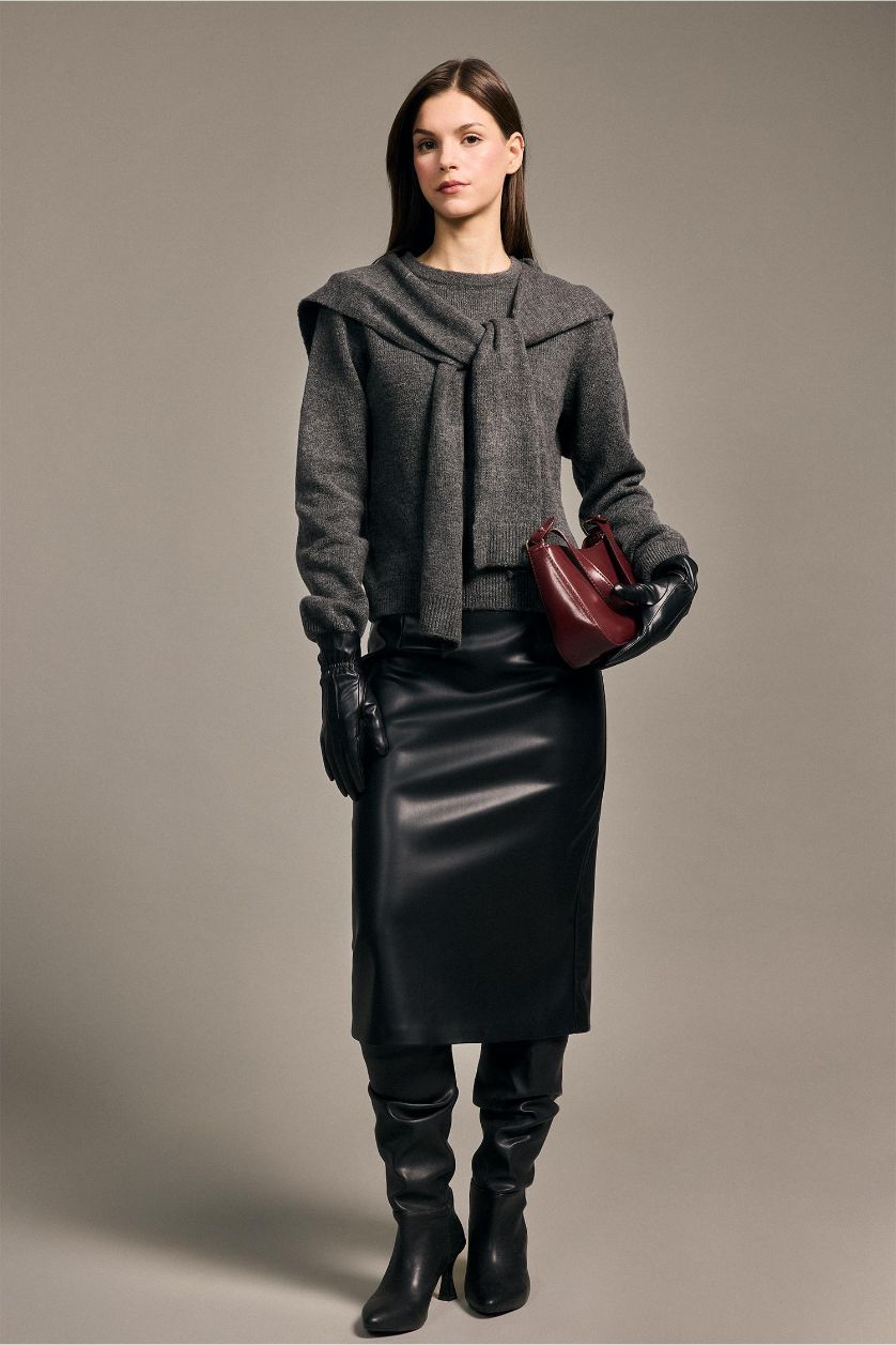 Woman Anthracite Pullover