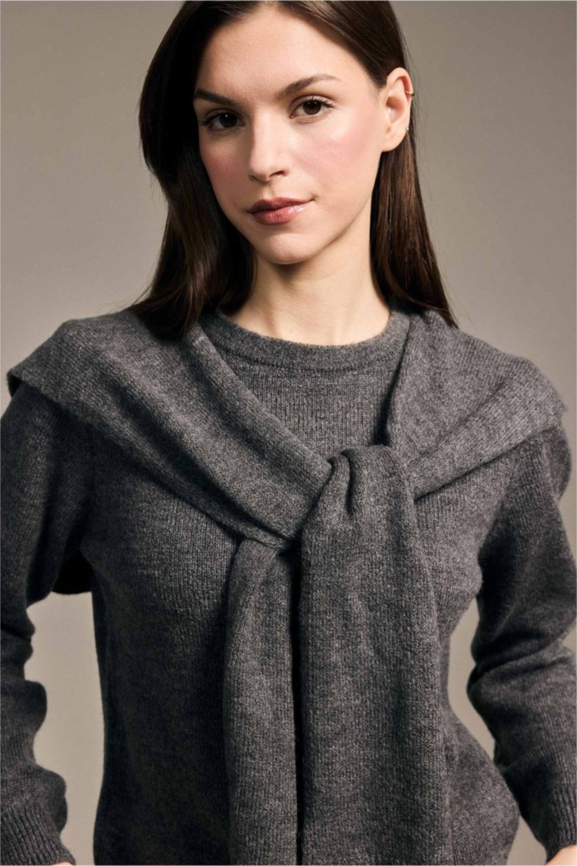 Woman Anthracite Pullover