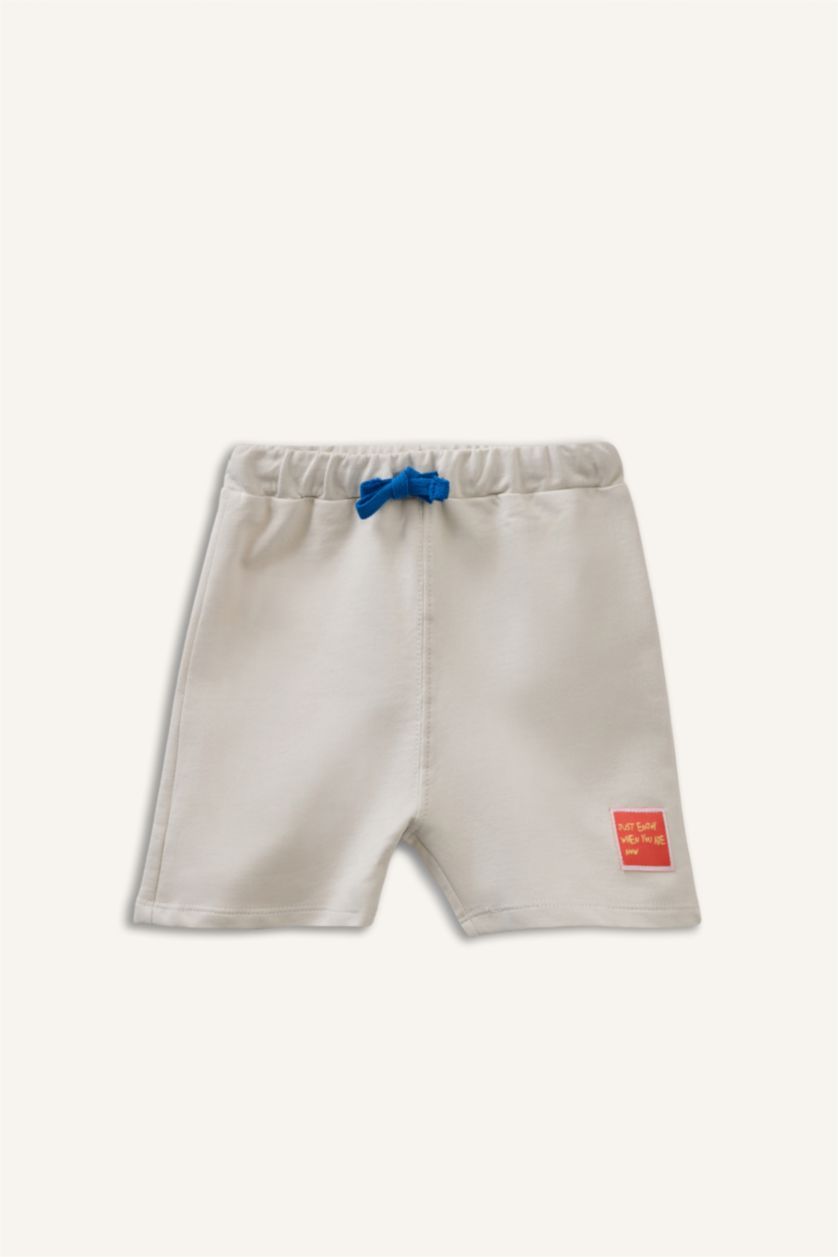 Erkek Bebek Mavi Araç Baskılı 2'li Takım Erkek Bebek