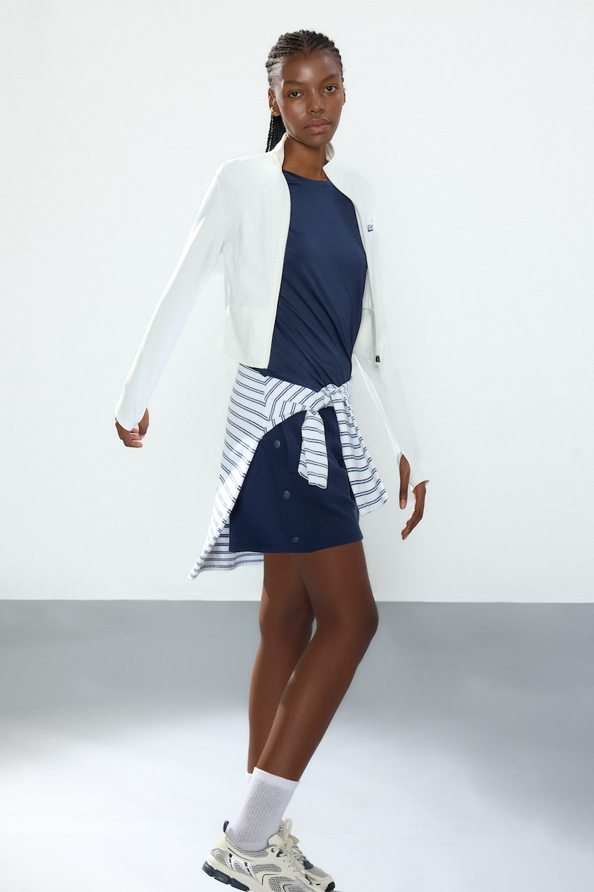 Woman White Slim Fit Cardigan