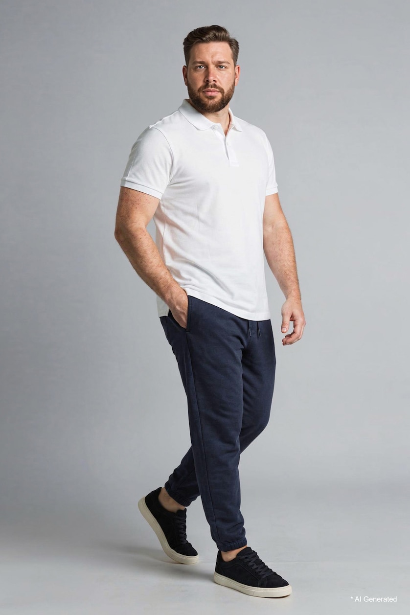 رجال اوف وايت 100% Cotton Plus Size Polo Shirt