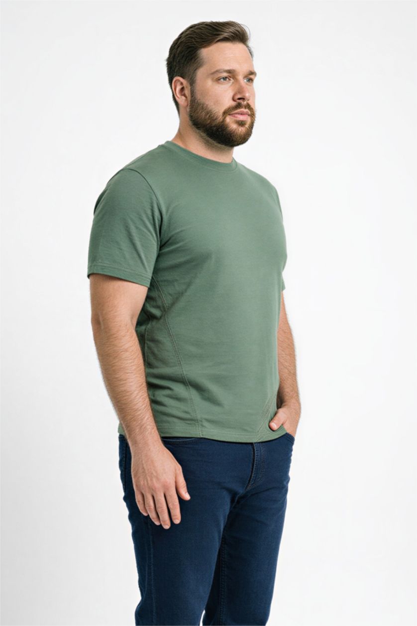 Erkek Mint Regular Fıt Kısa Kollu Tişört