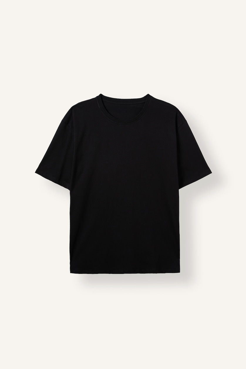 Men Black Regular Fit Short Sleeve T-Shirt