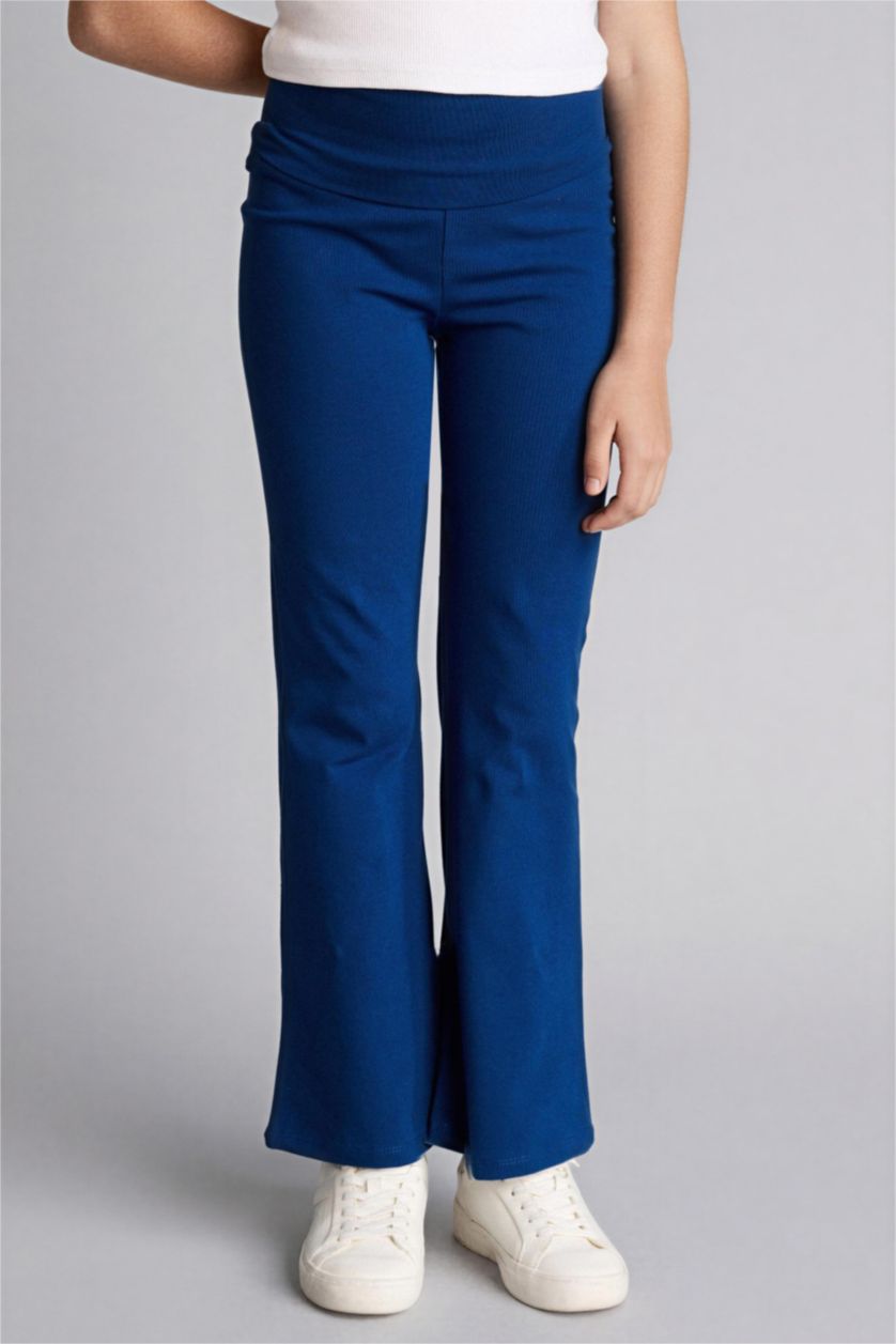 بنات كحلي ستريج بناتي برجل واسع