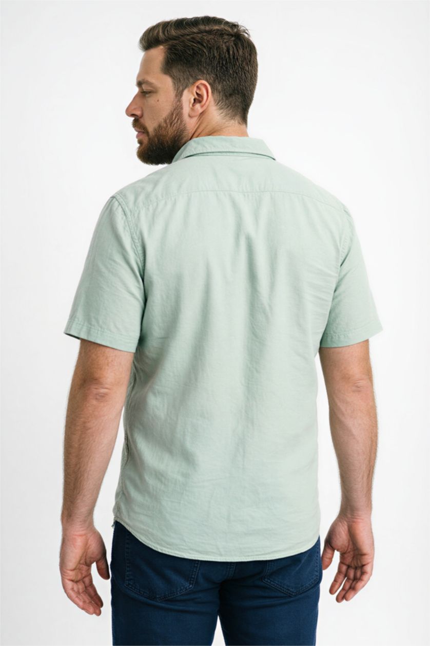 Erkek Mint Regular Fıt Pamuklu