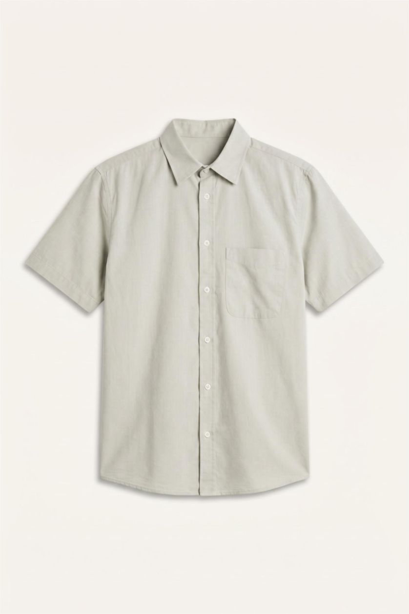HOMME Bleu Polo en coton grande taille