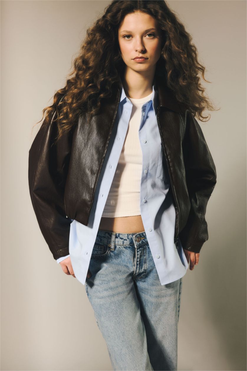 نساء بني جاكيت مقاوم للماء بالون فيت بياخة بولو