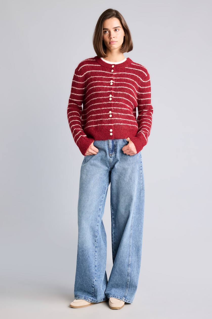 Әйелдерге қызыл Regular Fit кардиган