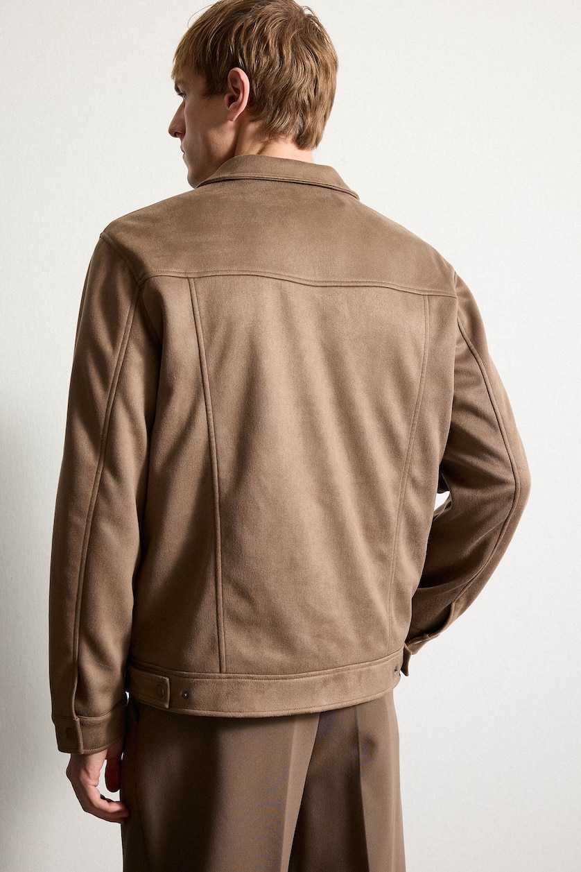 رجال بني Slim Fit Jacket